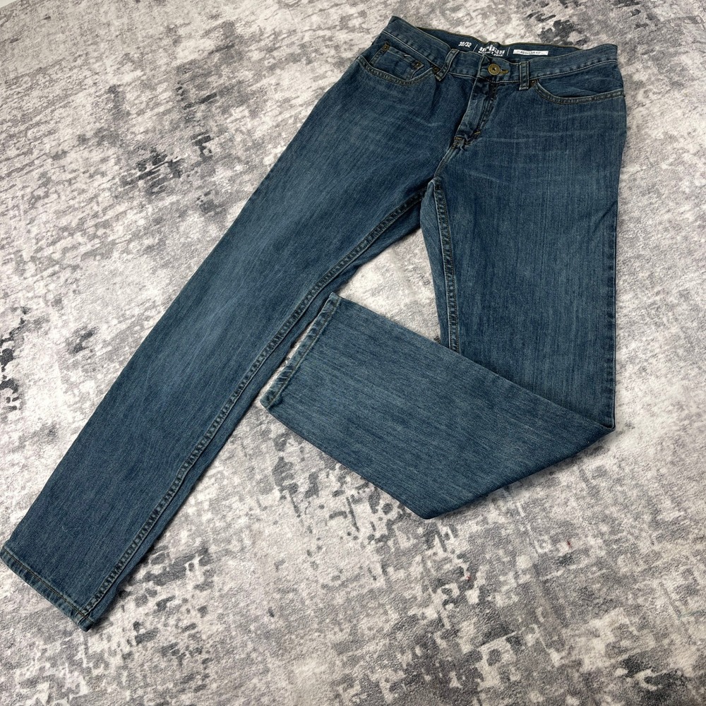 Urban Pipeline Men 30x32 Regular Fit Blue Jeans 100% Cotton Heritage